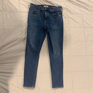 Madewell 9” skinny jeans 31” waist